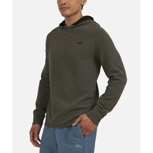 Quiksilver Men's Textured Pullover Sweater Hoodie Gray Size S
